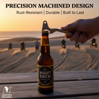Beer Bottle Opener – Motorcycle Brake Lever Style | Metal Bar Tool | Unique Gift