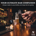 Beer Bottle Opener – Motorcycle Brake Lever Style | Metal Bar Tool | Unique Gift